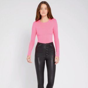 NWOT Alice + Olivia Ciara Sweater Neon Pink Small